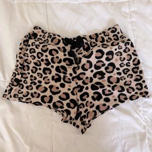 comfy cute cheetah shorts